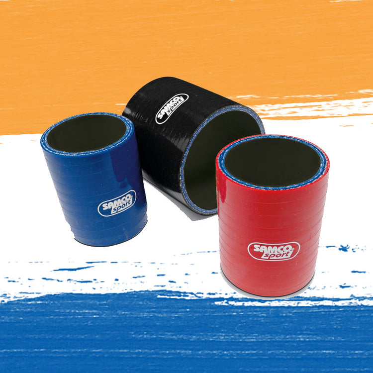 Three Straight Coupling Hose Red, Blue, Black