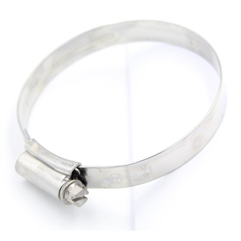 JCS Hi-Grip Stainless Steel Worm Drive Hose Clamps Clips W4 [60-80mm]