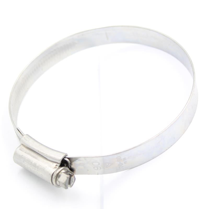 JCS Hi-Grip Stainless Steel Worm Drive Hose Clamps Clips W4 [70-90mm]