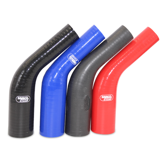 Samco Sport Silicone Hose Extreme Reducing Elbow 45 Degree 63mm-51mm