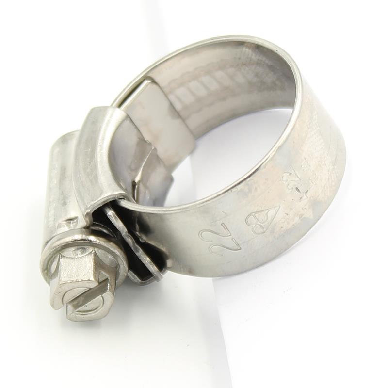 JCS Hi-Grip Stainless Steel Worm Drive Hose Clamps Clips W4 [14-22mm]