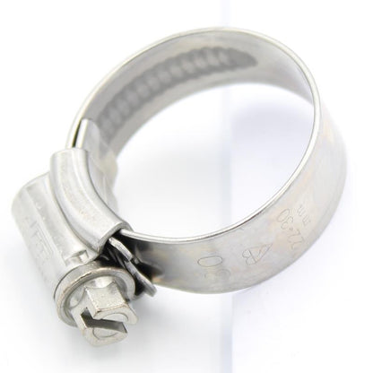 JCS Hi-Grip Stainless Steel Worm Drive Hose Clamps Clips W4 [22-30mm]