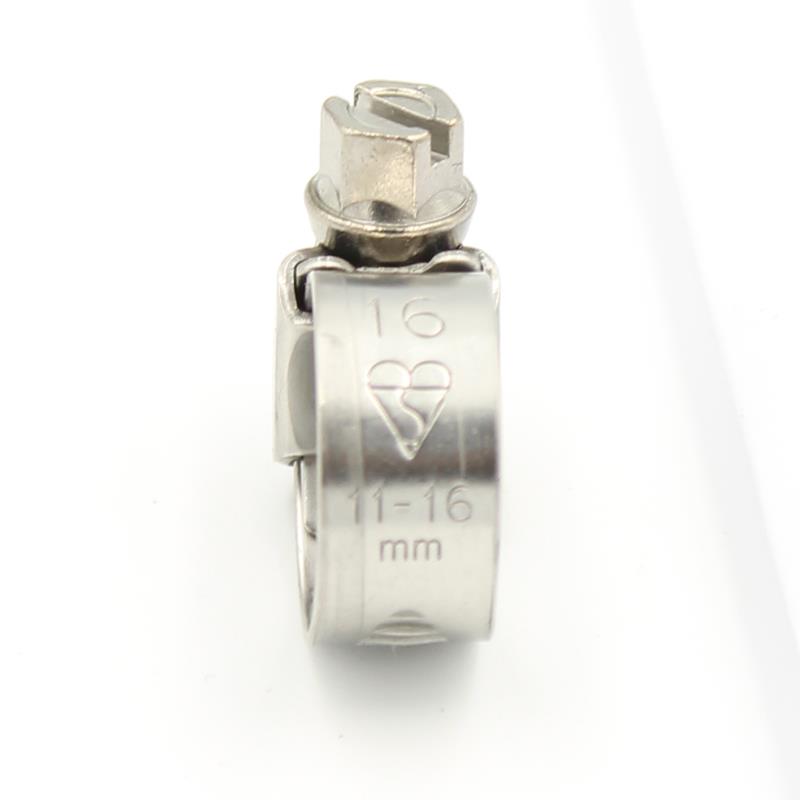 JCS Hi-Grip Stainless Steel Worm Drive Hose Clamps Clips W4 [11-16mm]