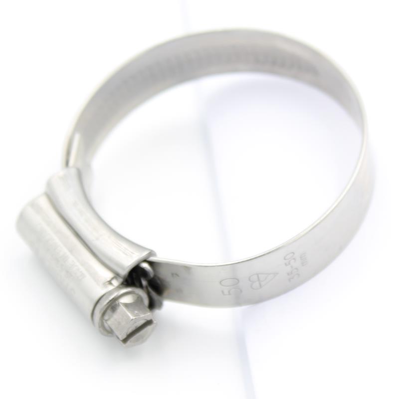 JCS Hi-Grip Stainless Steel Worm Drive Hose Clamps Clips W4 [35-50mm]