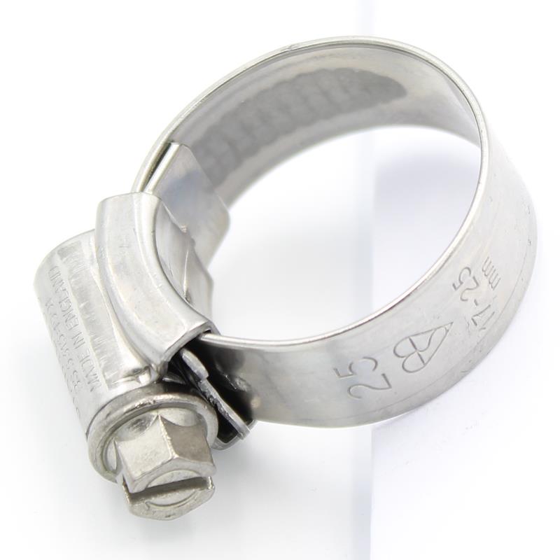 JCS Hi-Grip Stainless Steel Worm Drive Hose Clamps Clips W4 [17-25mm]