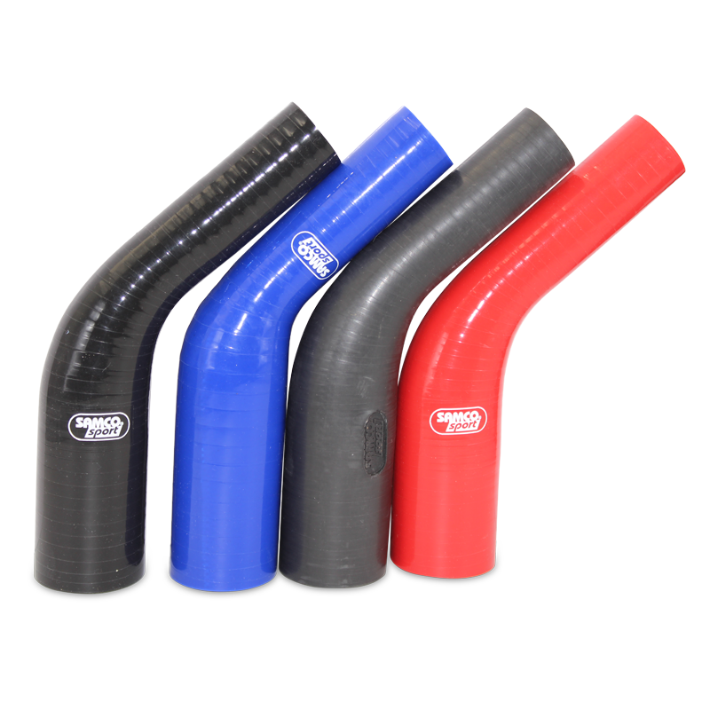 Samco Sport Silicone Hose Fluorolined Reducing Elbow 45 Degree 63mm-51mm