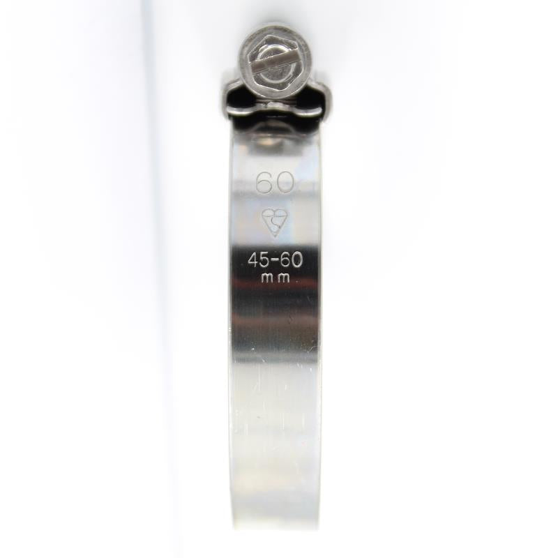 JCS Hi-Grip Stainless Steel Worm Drive Hose Clamps Clips W4 [45-60mm]