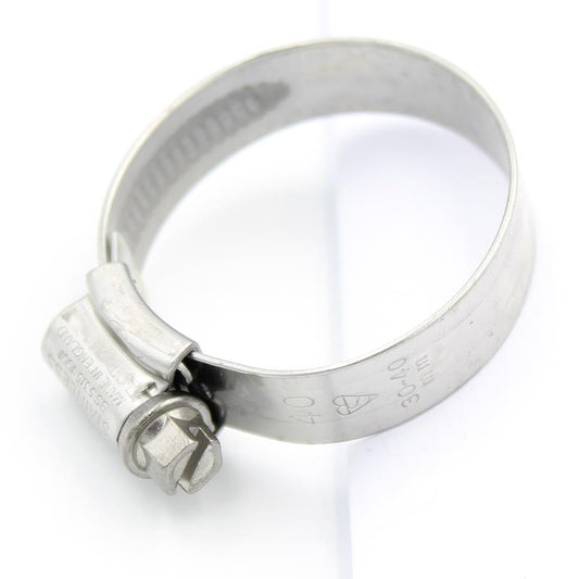 JCS Hi-Grip Stainless Steel Worm Drive Hose Clamps Clips W4 [30-40mm]