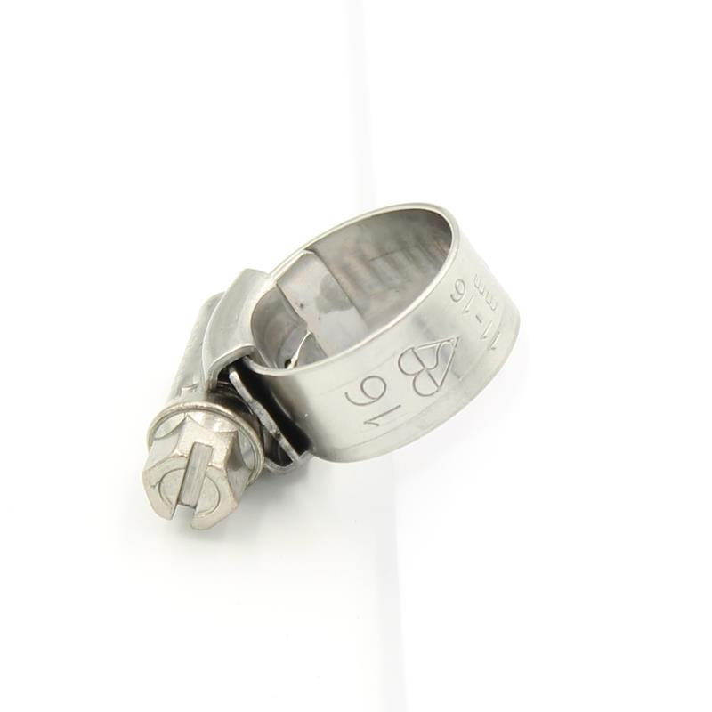 JCS Hi-Grip Stainless Steel Worm Drive Hose Clamps Clips W4 [11-16mm]