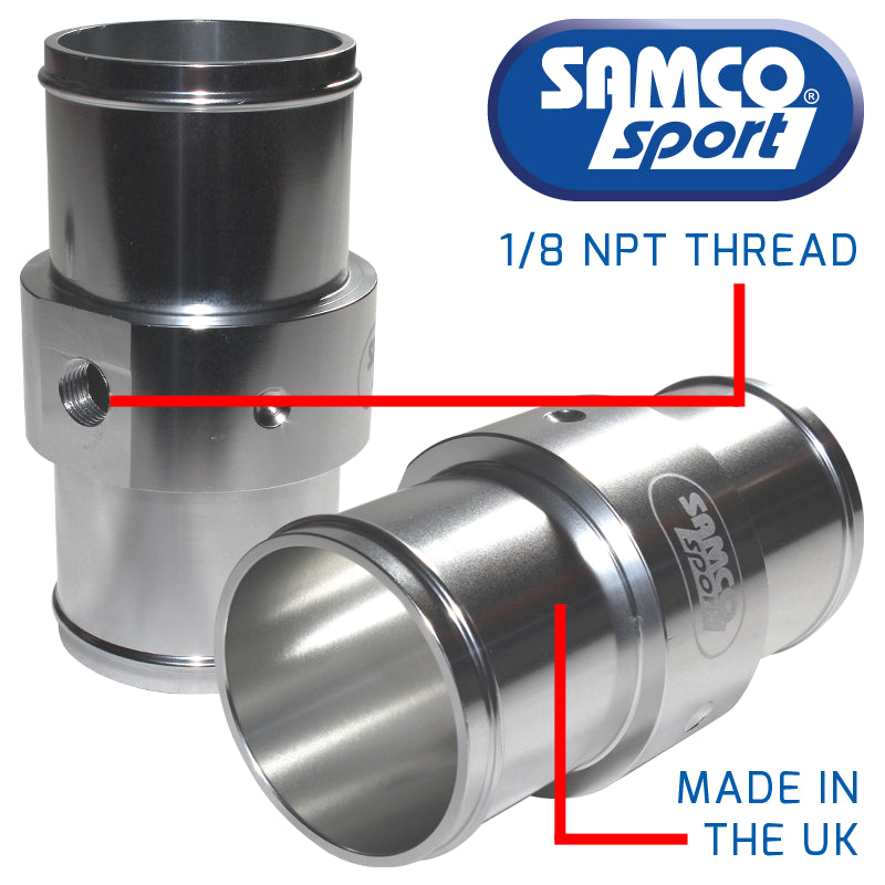 Aluminium Water Temperature Gauge Sensor Adaptor Samco Sport 1/8 or 3/8 Thread